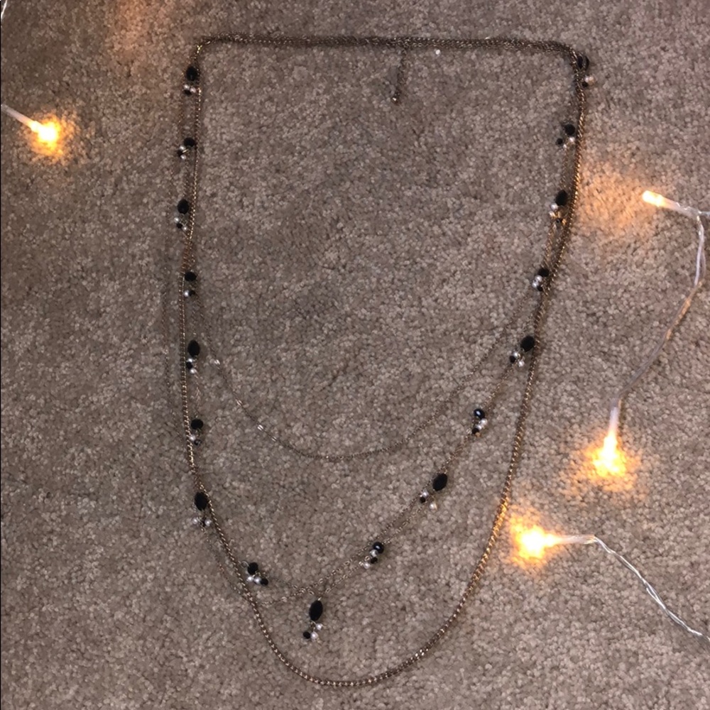 Black and gold necklace!